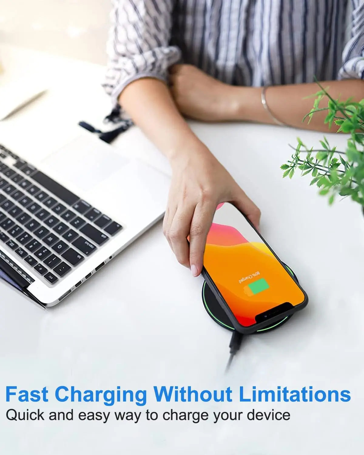 100W Fast Wireless Charger Pad for iPhone & Samsung | Product Universal