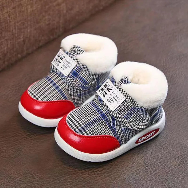 Baby Winter New Plus Thickened Baby Walking Cotton Shoes Children's