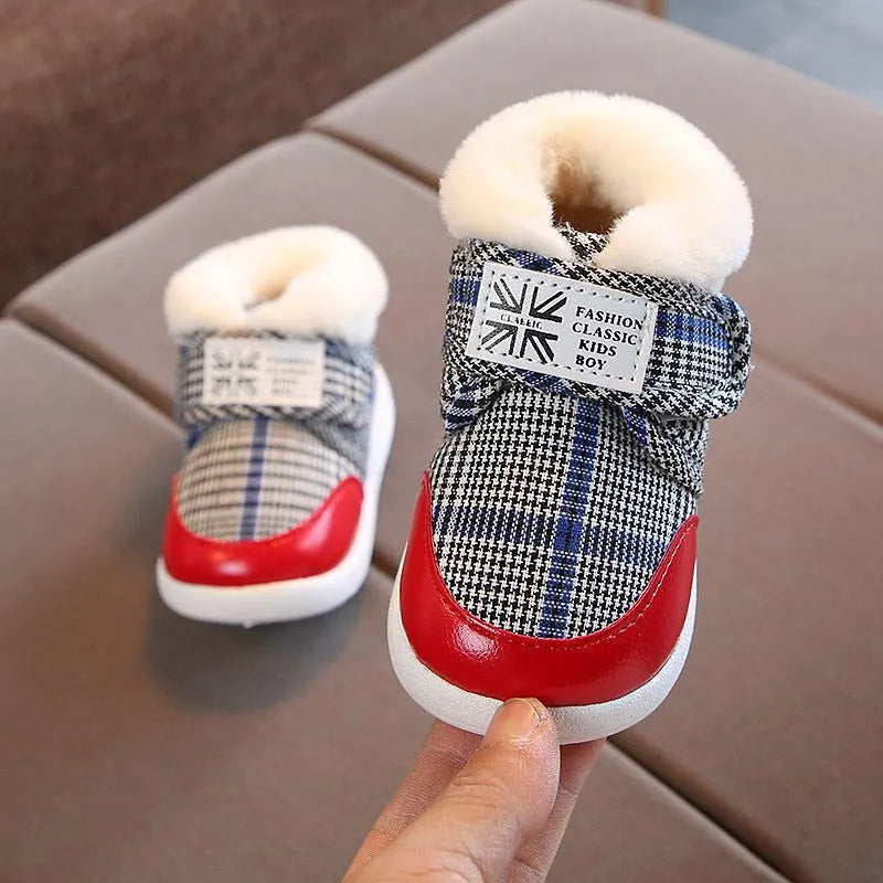 Baby Winter New Plus Thickened Baby Walking Cotton Shoes Children's