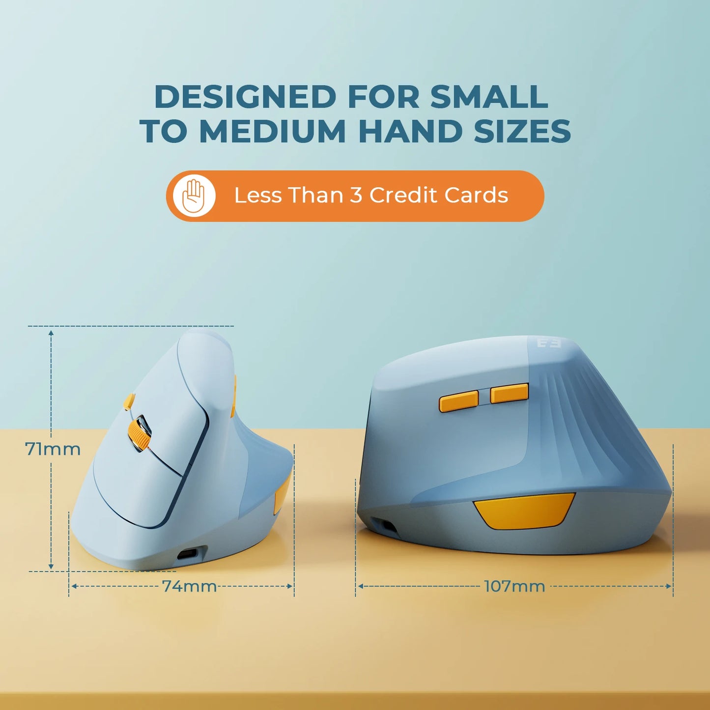 Seenda Vertical Wireless Mouse  Ergonomic Design  | Product Universal