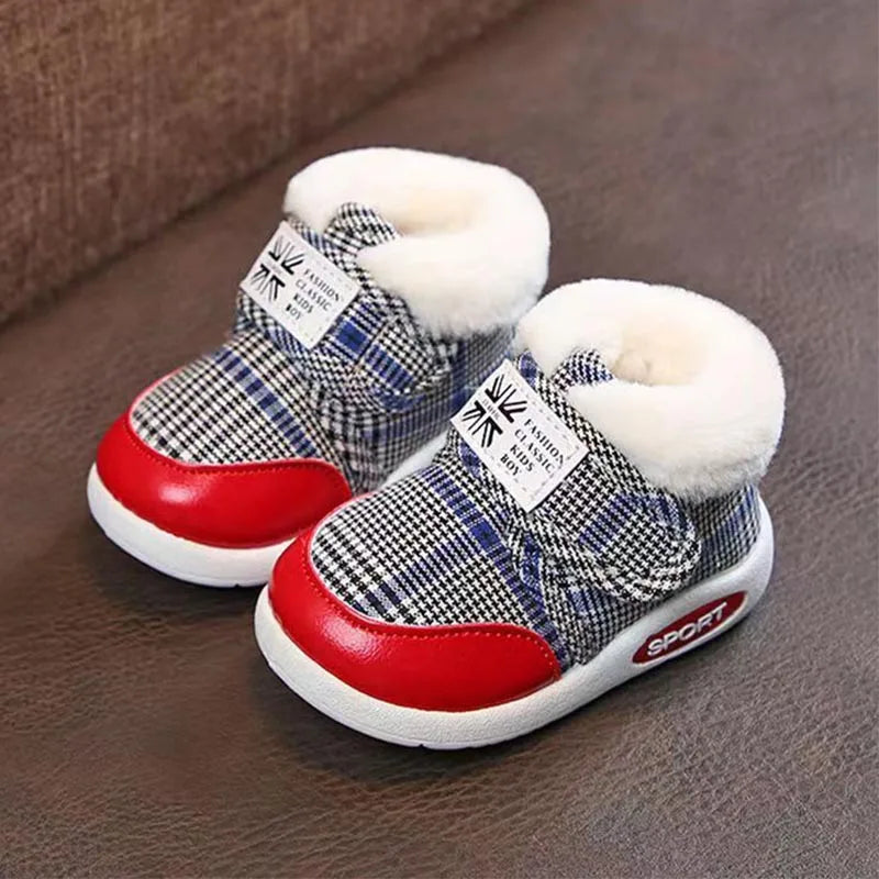 Baby Winter New Plus Thickened Baby Walking Cotton Shoes Children's