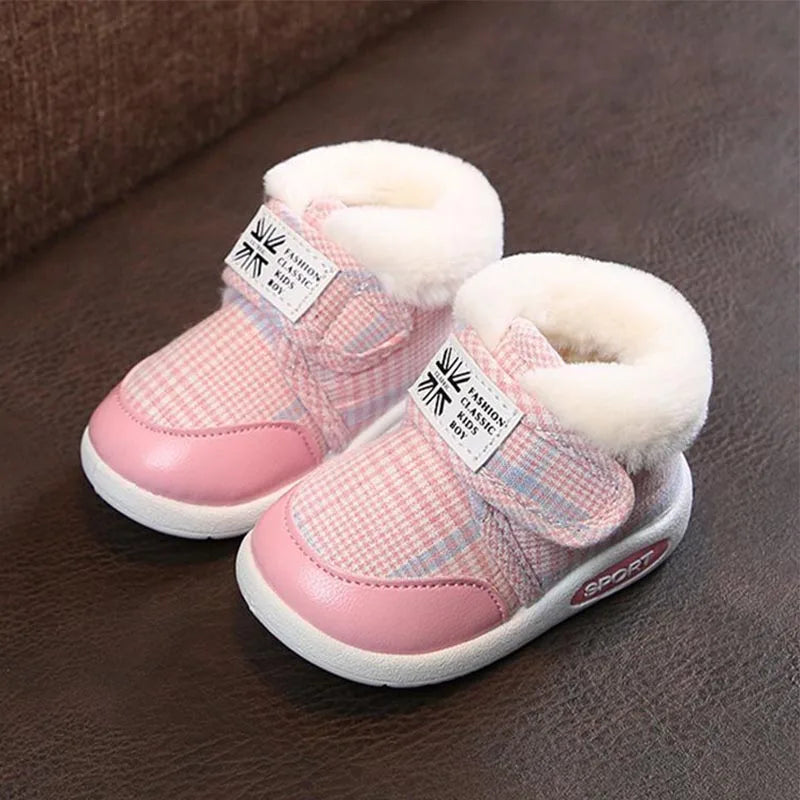 Baby Winter New Plus Thickened Baby Walking Cotton Shoes Children's