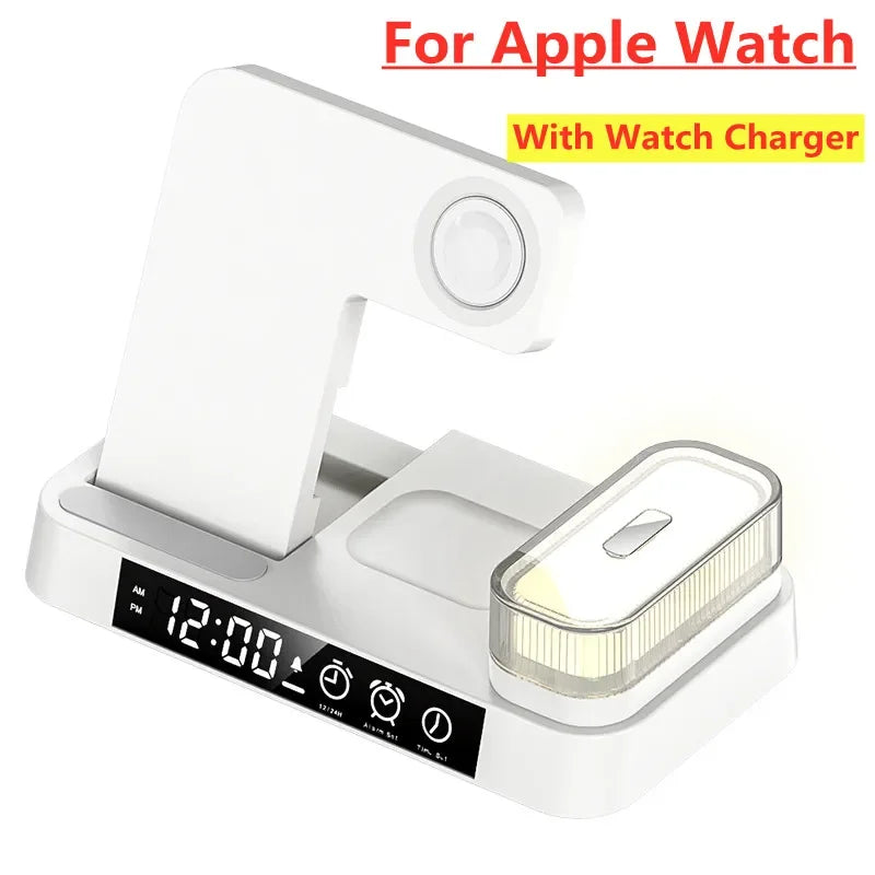 30W 3-in-1 Wireless Charger with Alarm Clock & Night Light | Product Universal