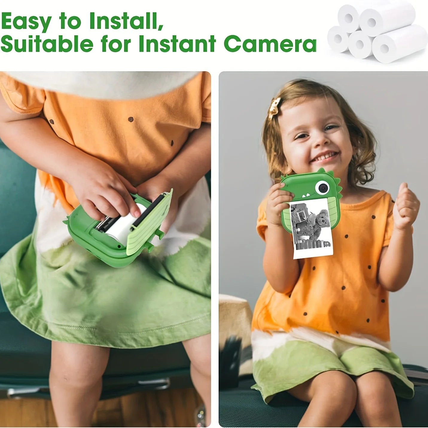 Instant Print Camera for Kids  Dual Lens & HD Video | Product Universal