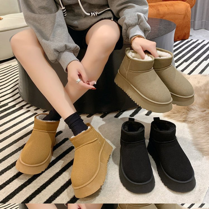 Women's Snow Boots Comfortable Warm Ankle Boots Women Winter Ladies Shoes