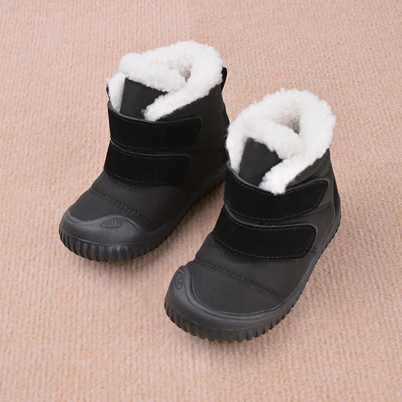 Baby Snow Boots Winter Children Soft Anti-kick High Top Boots Boys Girls