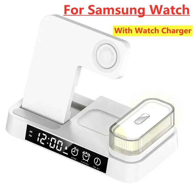 30W 3-in-1 Wireless Charger with Alarm Clock & Night Light | Product Universal