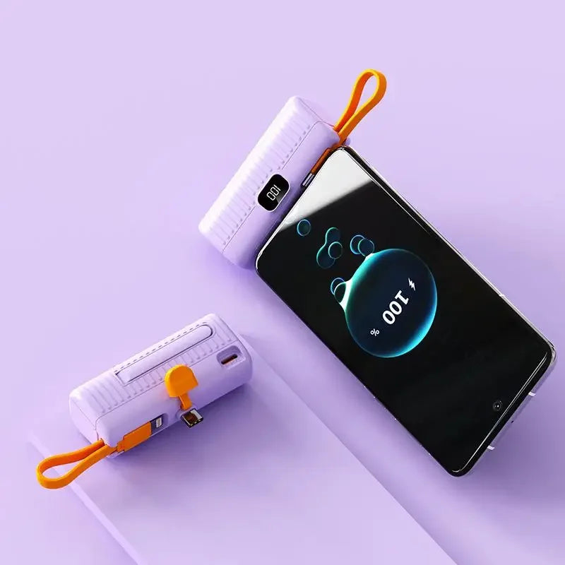 50,000mAh Mini Power Bank Built-in Cable & Digital Display  | Product Universal