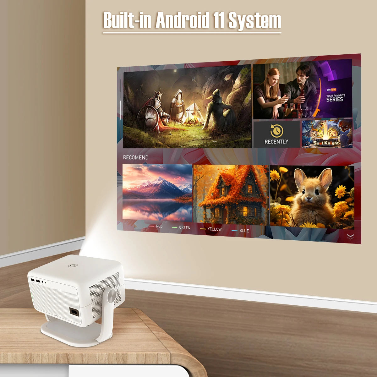 MAGCUBIC Native 1080P Projector 4K Outdoor Cinema  | Product Universal