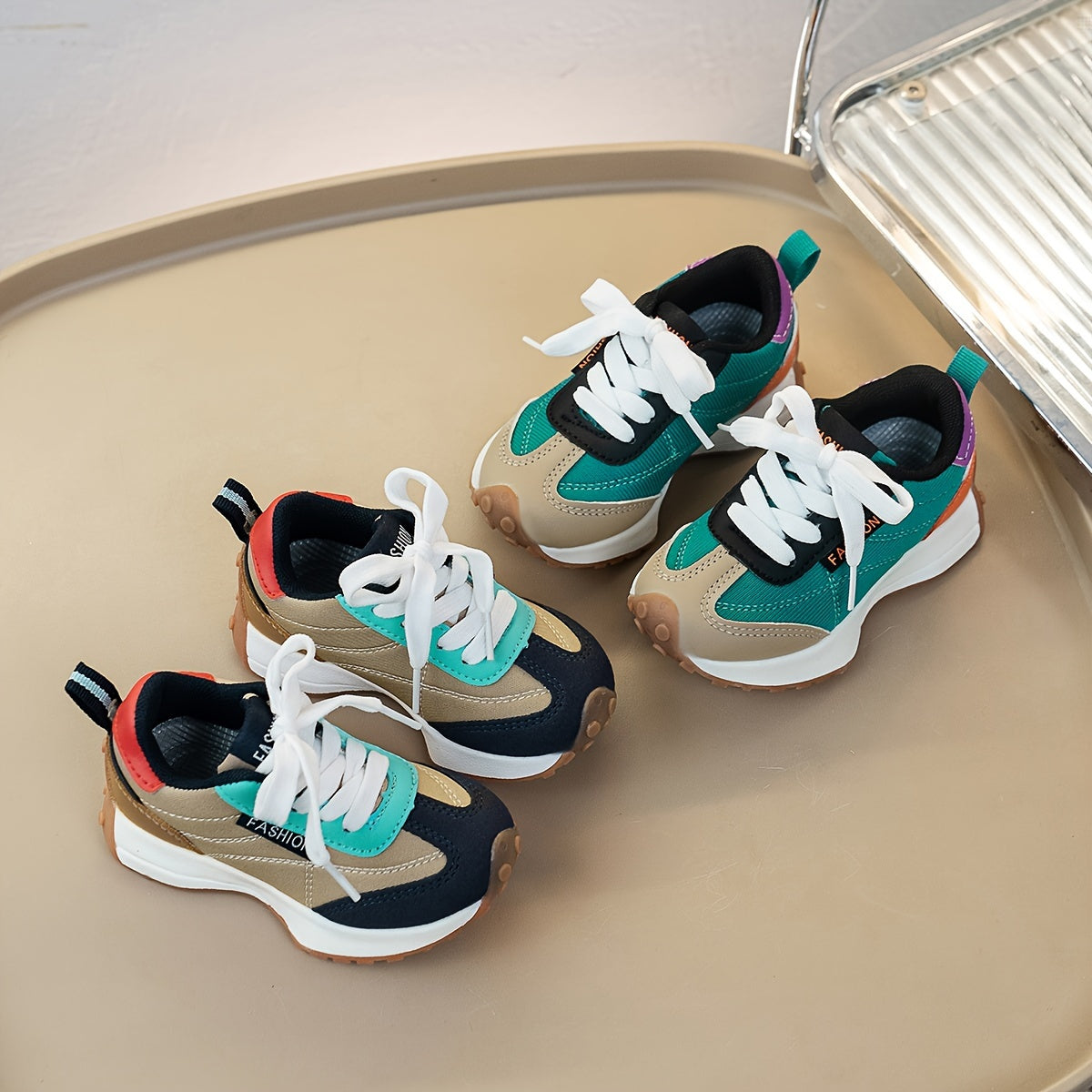 Fashionable Infant Sneakers: Retro, Preppy, and Sporty Design