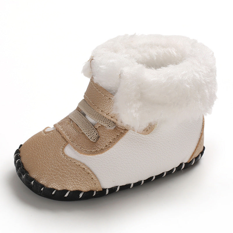 Cozy Winter Baby Boots - Non-Slip, Warm Fleece Lining,