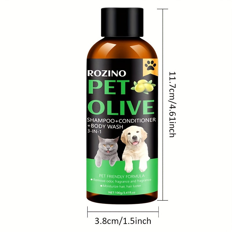 Rozino 3-in-1 Pet Grooming Shampoo Moisturizing Fruit Oil Formula  | Product Universal