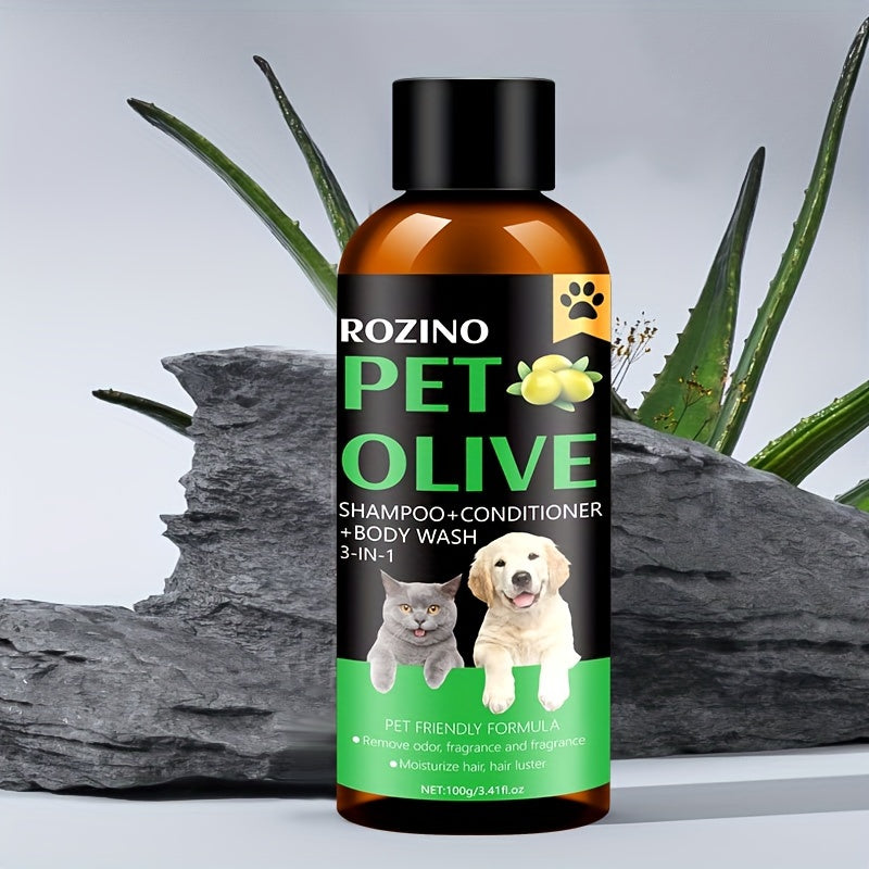 Rozino 3-in-1 Pet Grooming Shampoo Moisturizing Fruit Oil Formula  | Product Universal