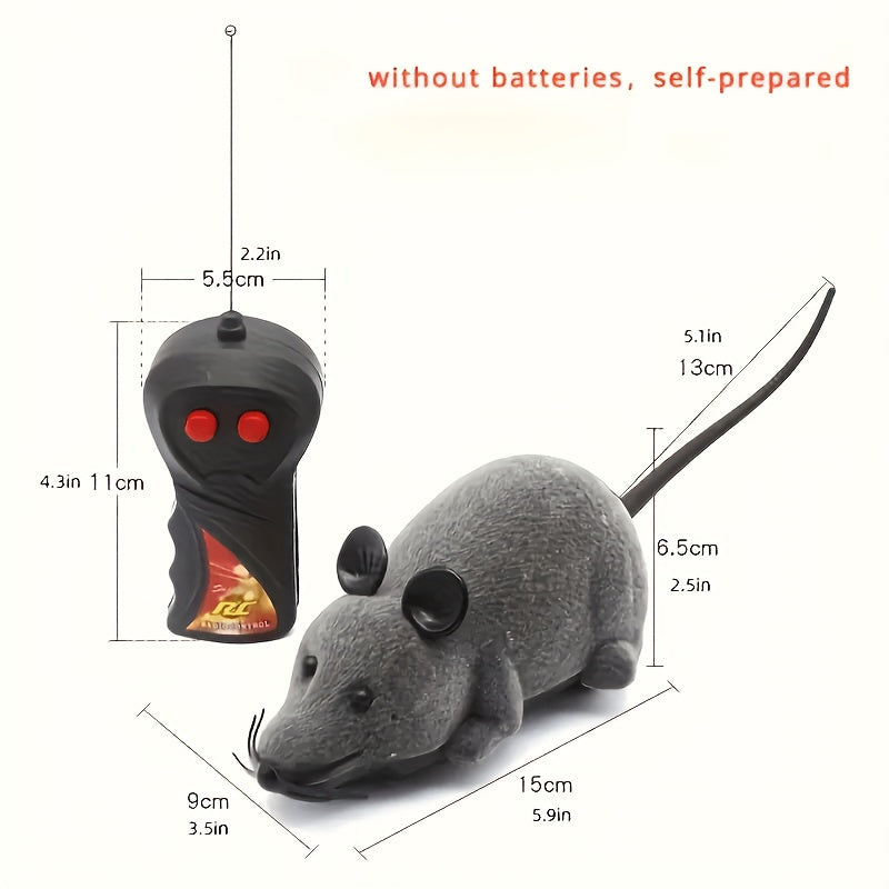 Remote-Controlled Rat Toy | Cat Play Accessory