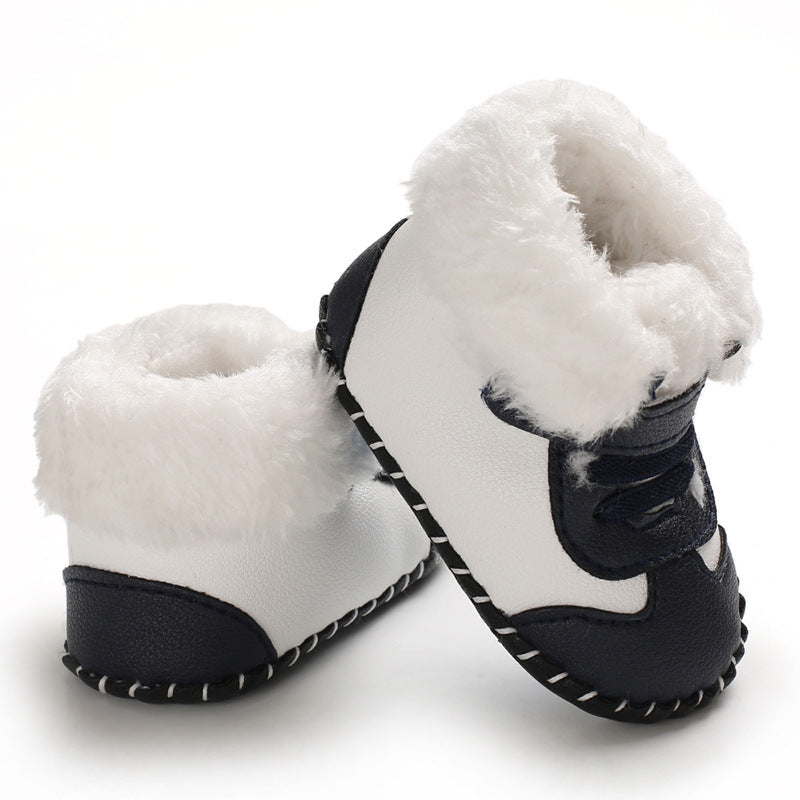 Cozy Winter Baby Boots - Non-Slip, Warm Fleece Lining,