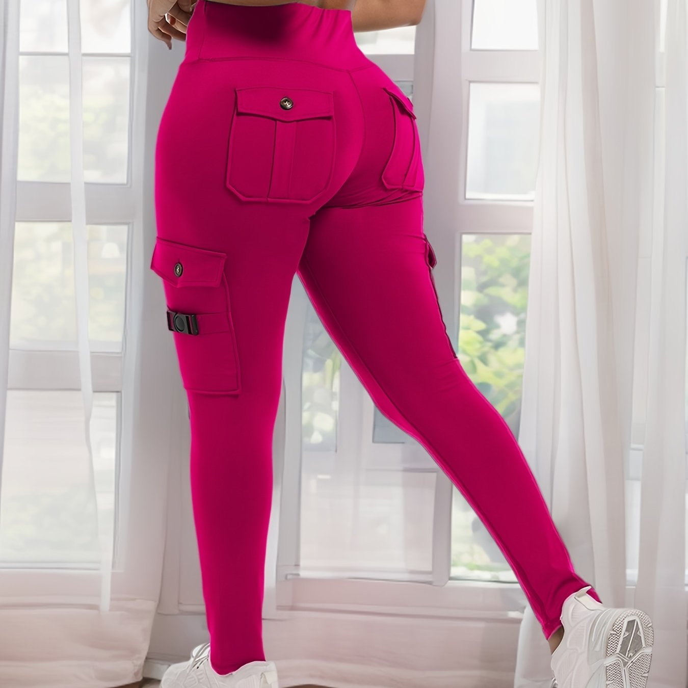 Work Leggings with 4-Button Pockets | Product Universal