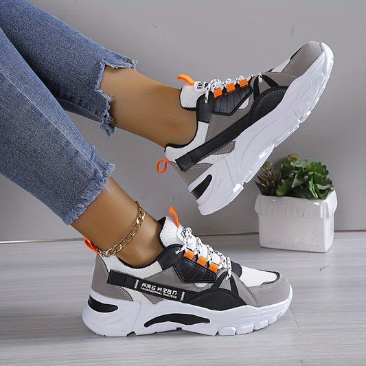 Women's Colorblock Casual Sneakers,