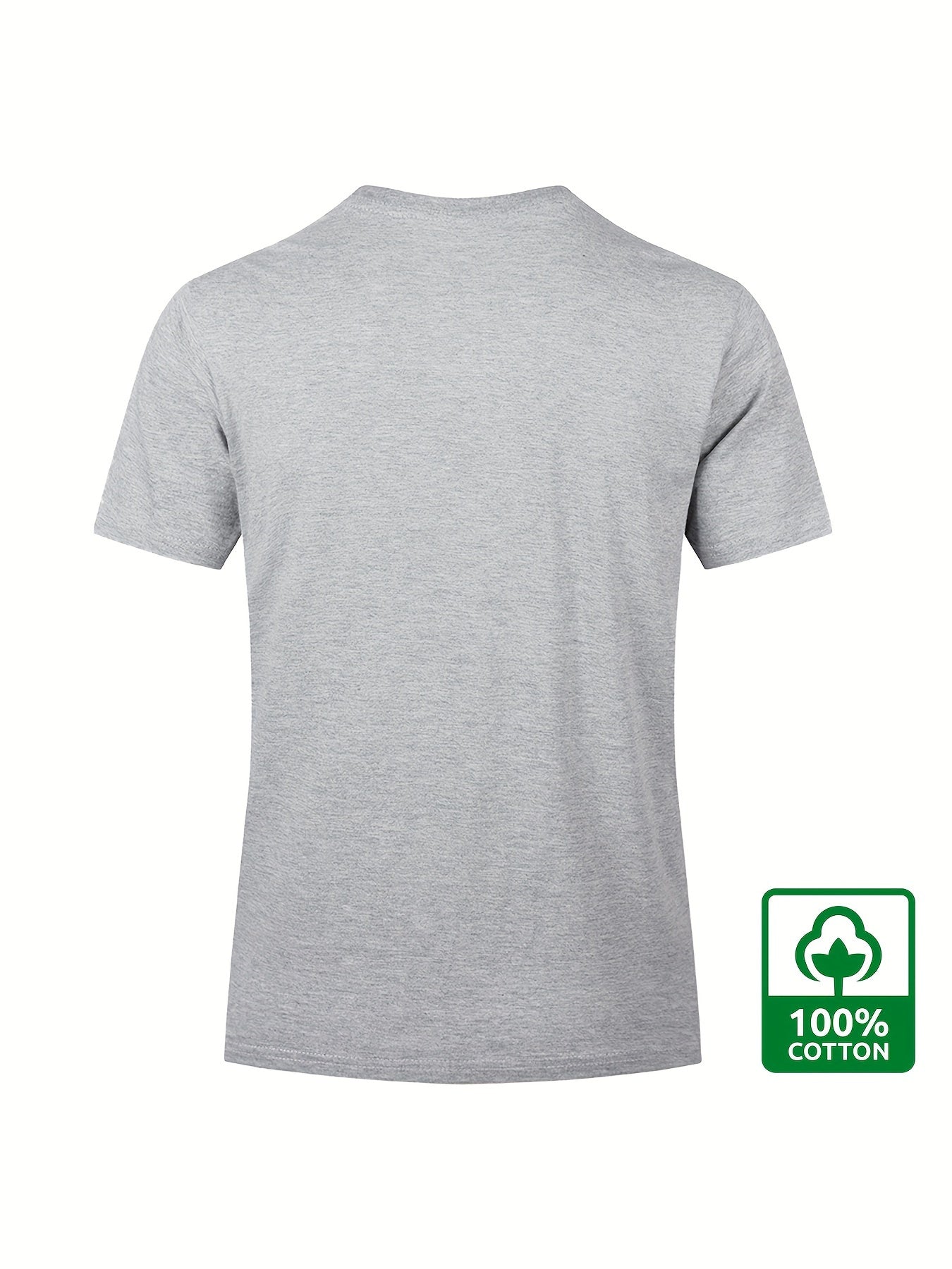 5PCS Men's 100% Cotton Solid T-Shirts | Product Universal