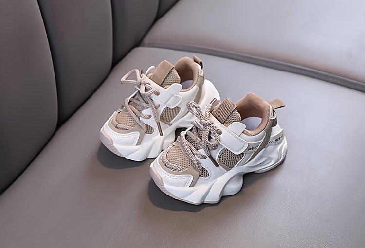 Comfortable Low Top Mesh Sneakers For Baby's, Breathable Wear