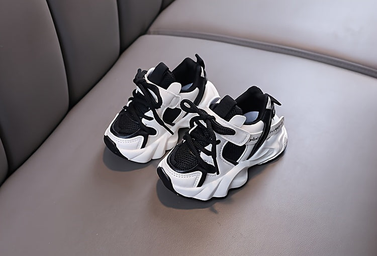 Comfortable Low Top Mesh Sneakers For Baby's, Breathable Wear