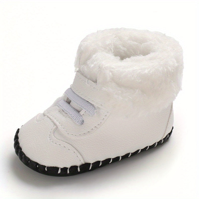 Cozy Winter Baby Boots - Non-Slip, Warm Fleece Lining,