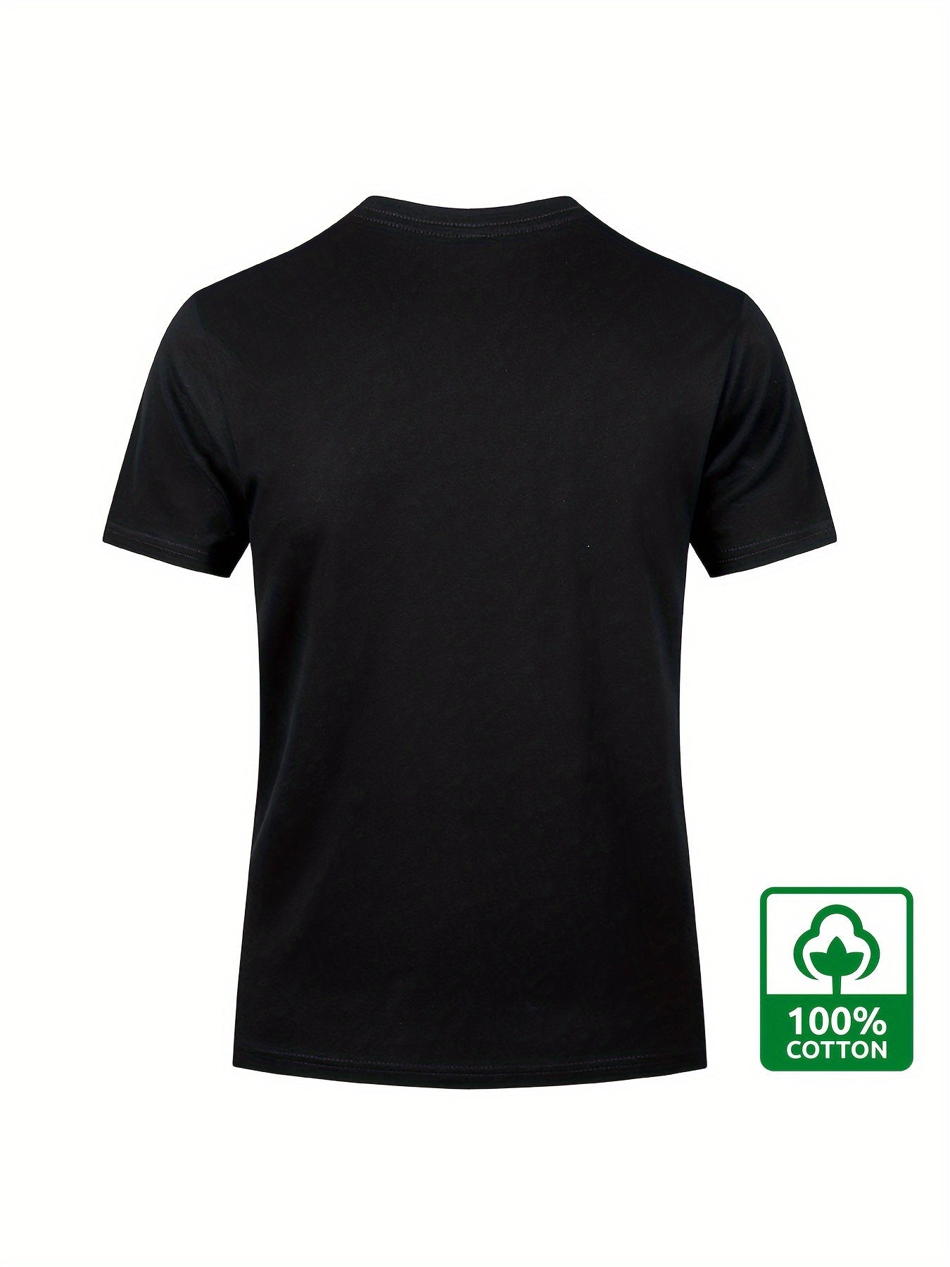 5PCS Men's 100% Cotton Solid T-Shirts | Product Universal