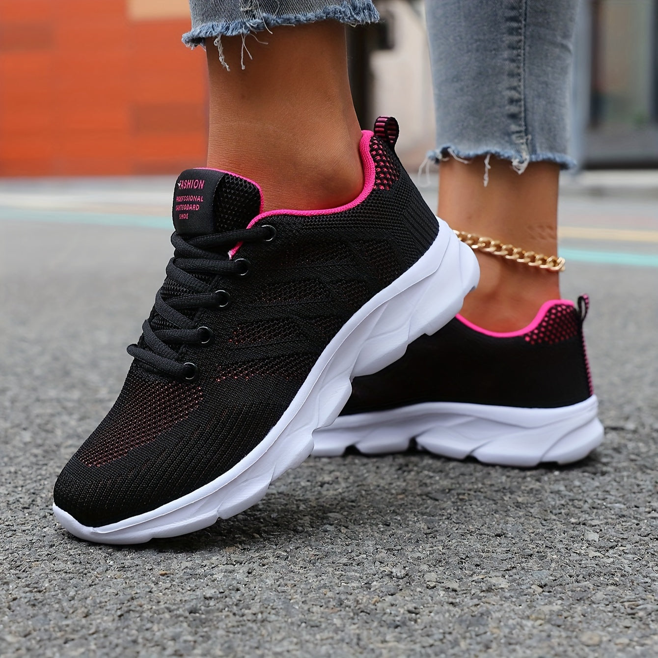 Women's Breathable Flying Woven Sneakers