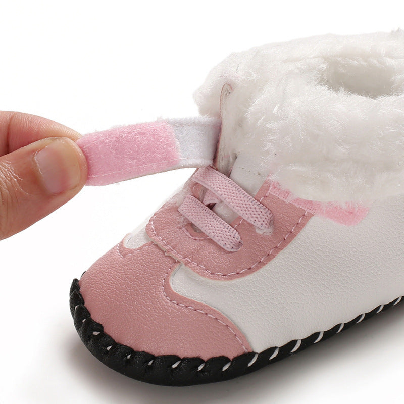 Cozy Winter Baby Boots - Non-Slip, Warm Fleece Lining,