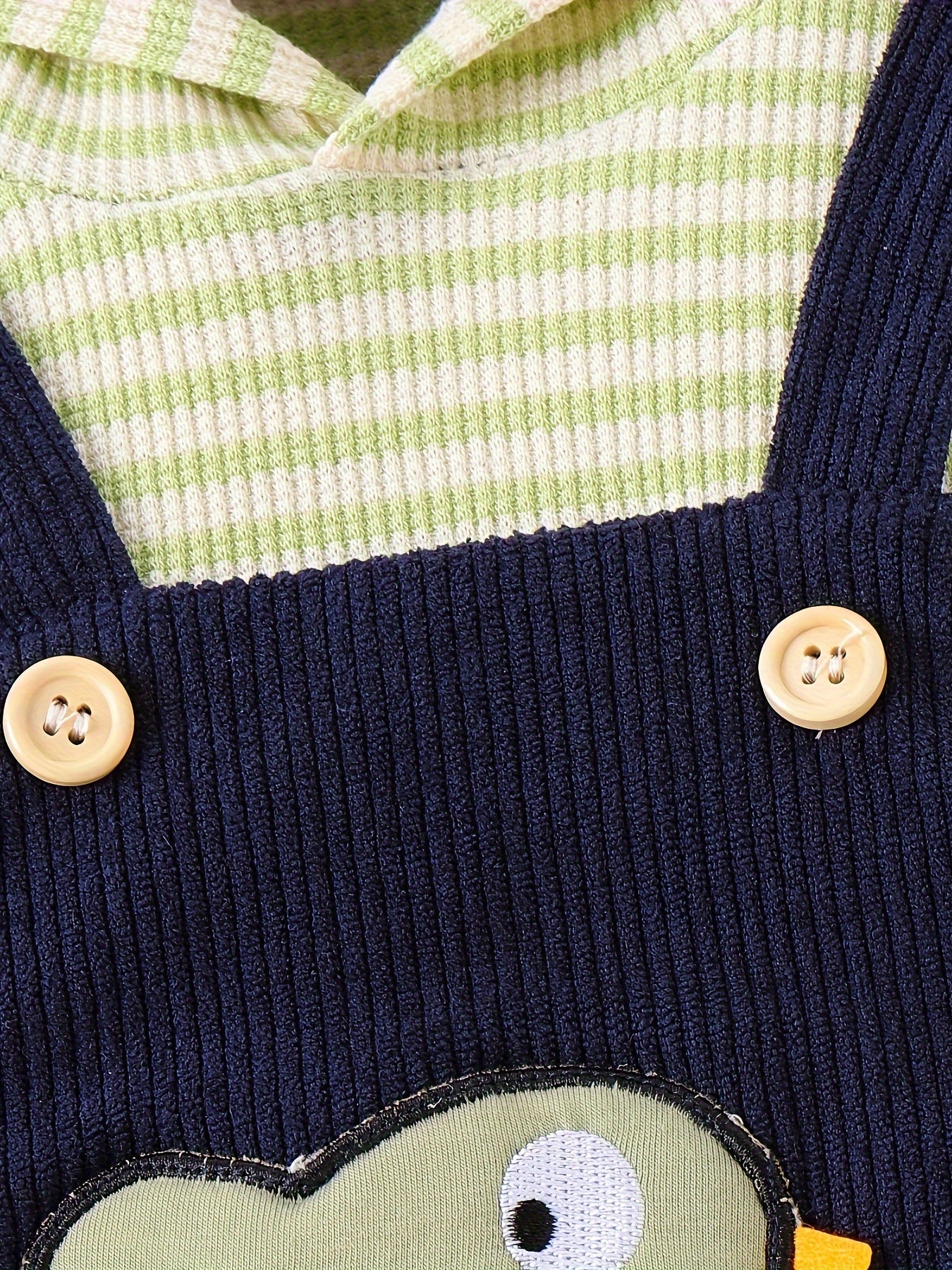 Adorable Bear-Themed Cotton Romper