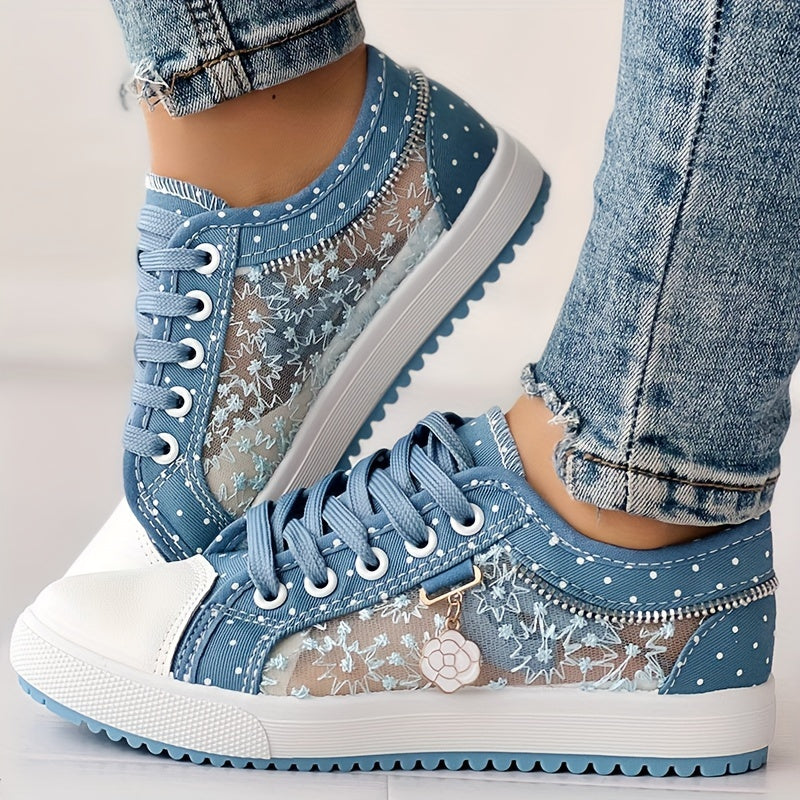 Women's Mesh Flat Sneakers