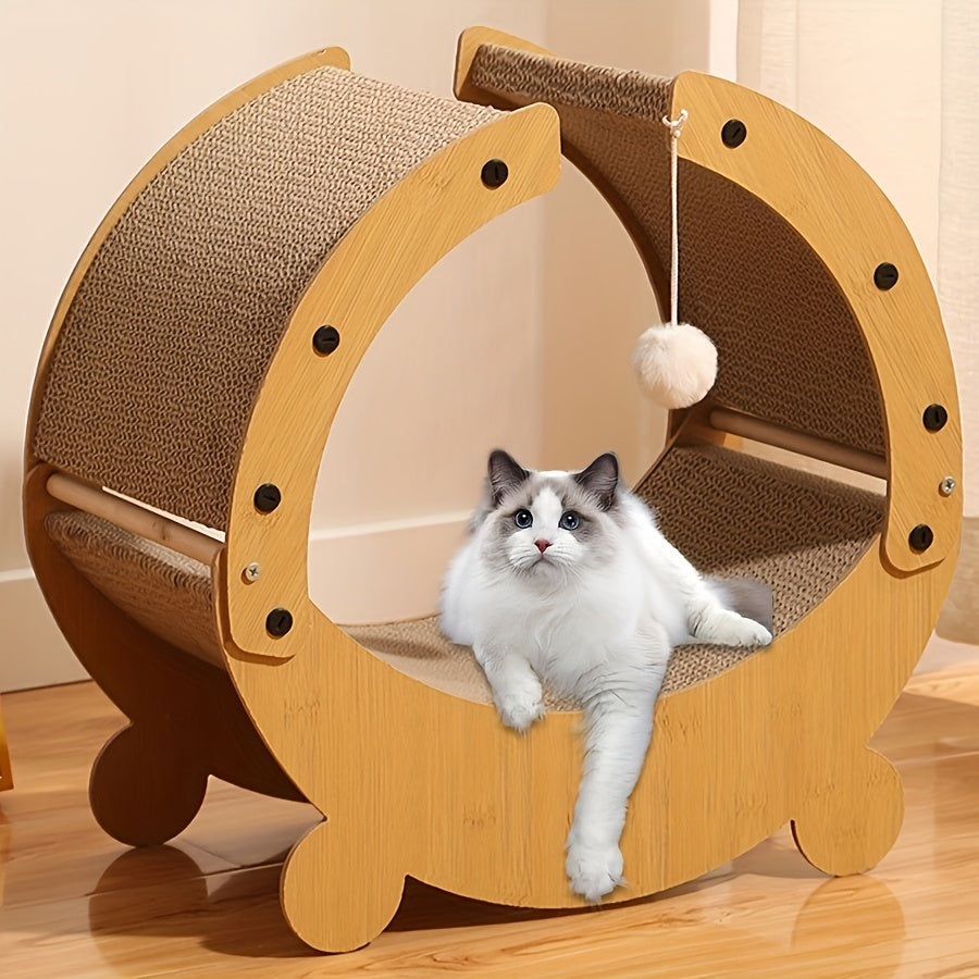 Paperboard Cat Scratching Board with Recliner Bed | Product Universal