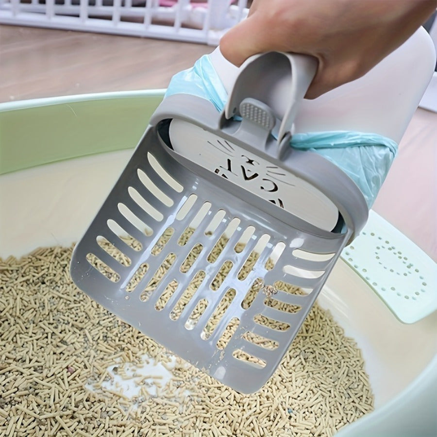 Cat Litter Scoop Integrated Waste Bag Dispenser  | Product Universal