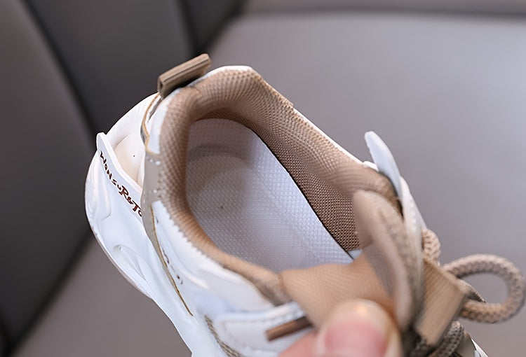 Comfortable Low Top Mesh Sneakers For Baby's, Breathable Wear