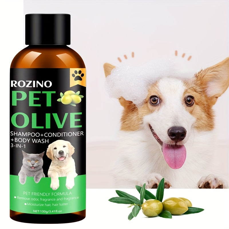 Rozino 3-in-1 Pet Grooming Shampoo Moisturizing Fruit Oil Formula  | Product Universal