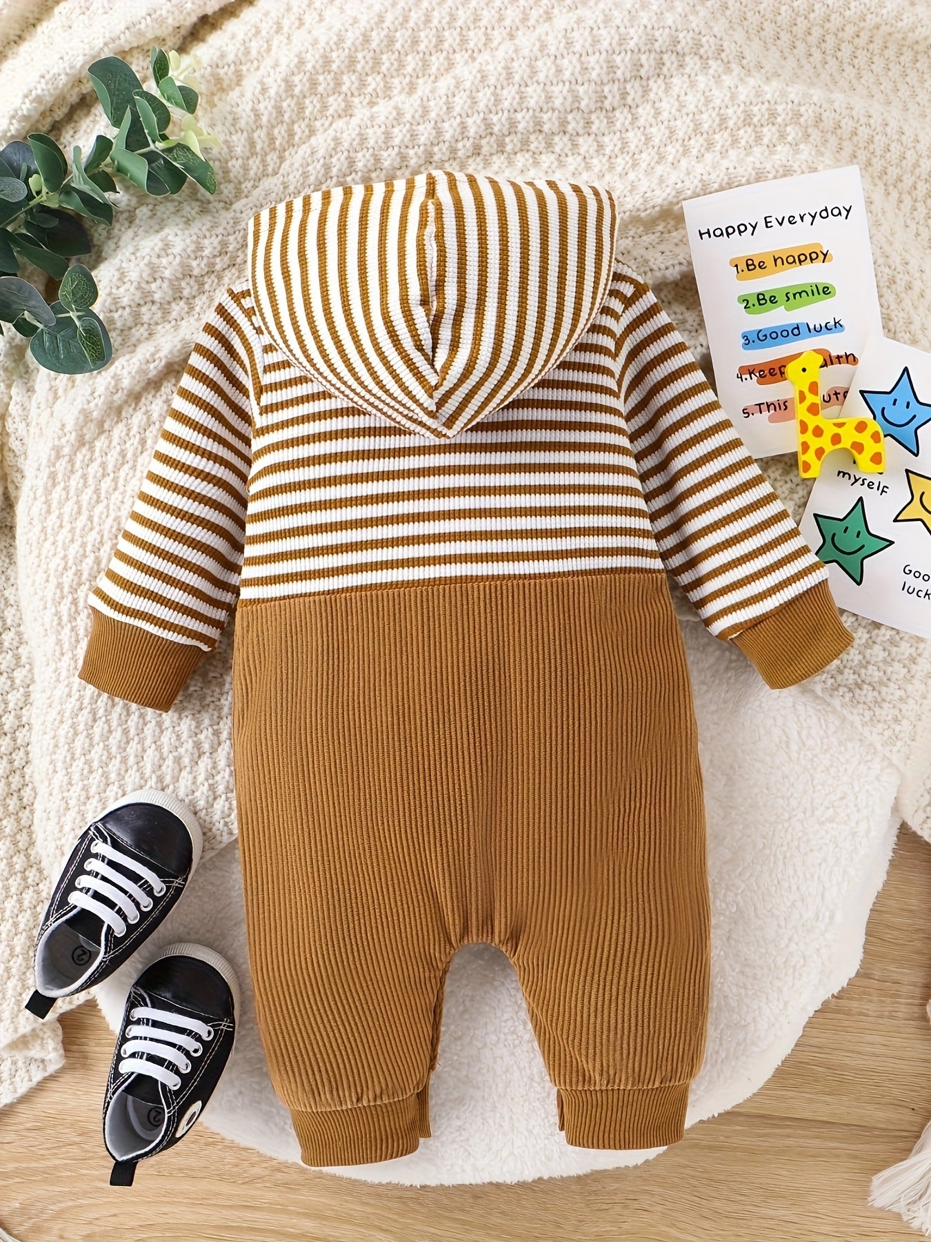 Adorable Bear-Themed Cotton Romper